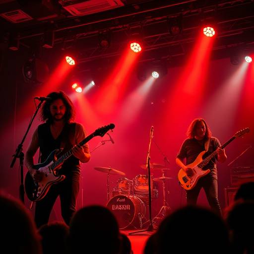 Music video featuring a local indie band performing live